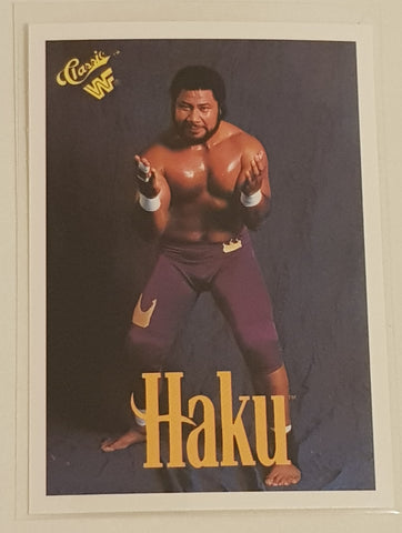 1990 Classic WWF Haku #88 Trading Card