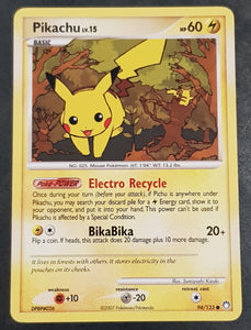 Pokemon Diamond and Pearl Mysterious Treasures Pikachu #94/123 Trading Card