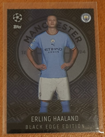 2022-23 Topps Match Attax Black Edge Edition Erling Haaland #461 Trading Card