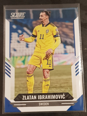 2021-22 Panini Score FIFA Zlatan Ibrahimovic #1 Trading Card