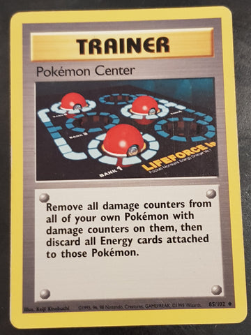 Pokemon Base Pokemon Center #85/102 Trading Card