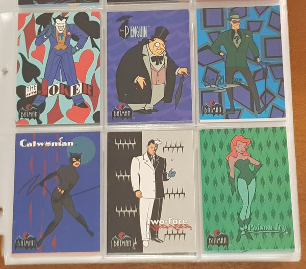Batman Animated Series 1 + 2 (190) Trading Card Set