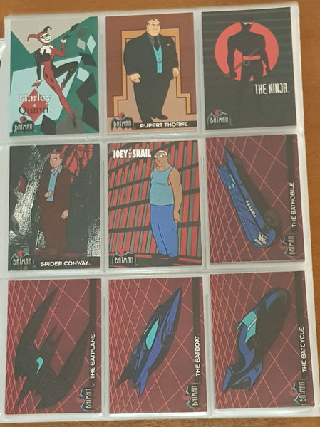 Batman Animated Series 1 + 2 (190) Trading Card Set