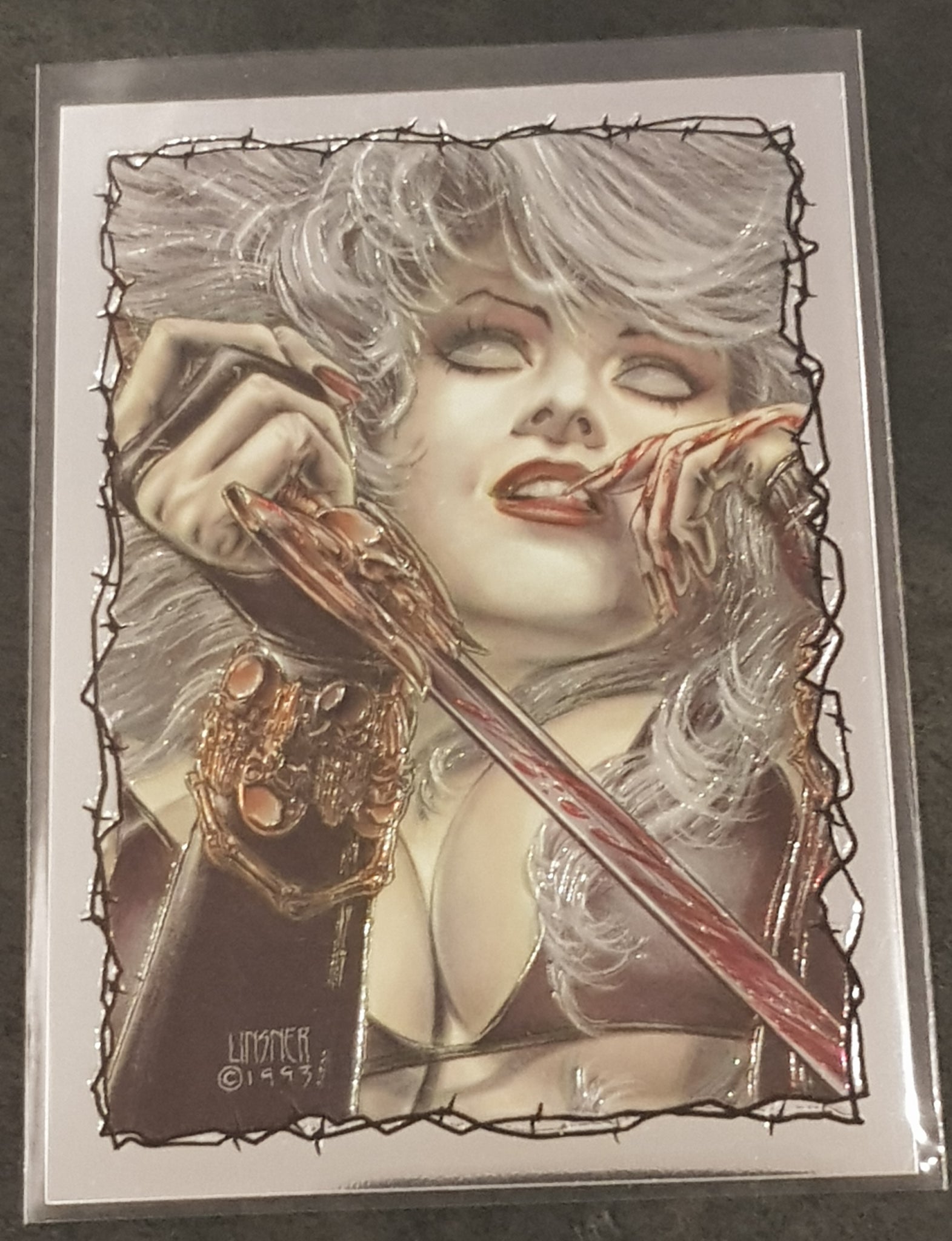 Lady Death Krome Series 1 Chomium Insert Trading Card