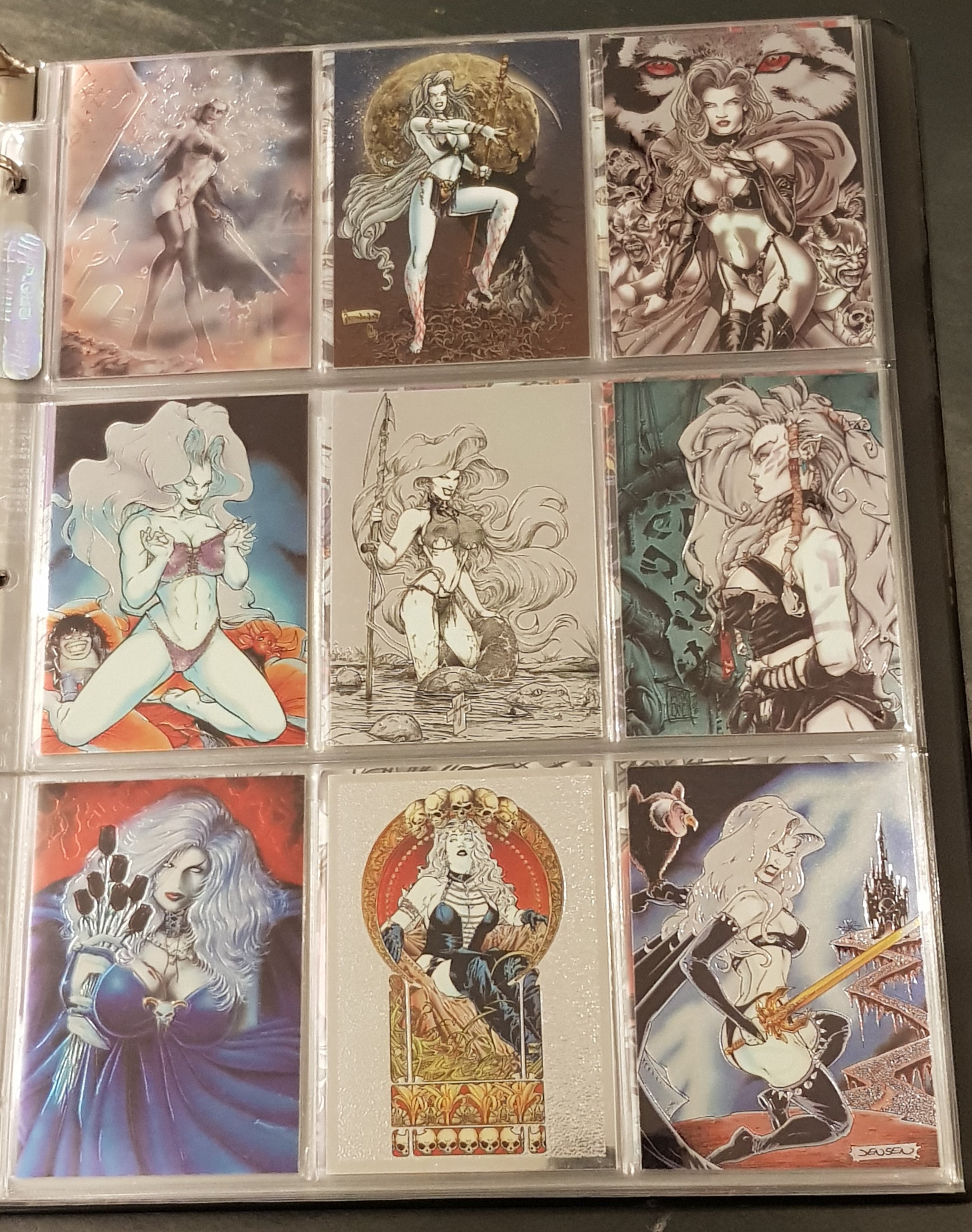 Lady Death Krome Series 1 Set + Lady Death Chromium Series