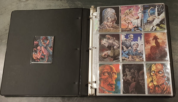 Bernie Wrightson Series 1 + Frankenstein Sub-Set + Bernie Wrightson II Trading Card Set w/Exclusive Binder