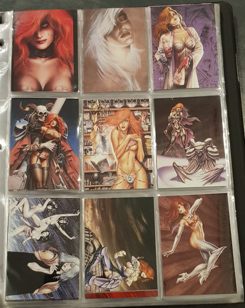 Joseph Michael Linsner Dawn & Beyond (90) Trading Card Set w/Exclusive Binder