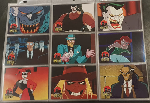 1995 Skybox Adventures of Batman and Robin (90) Trading Card Set
