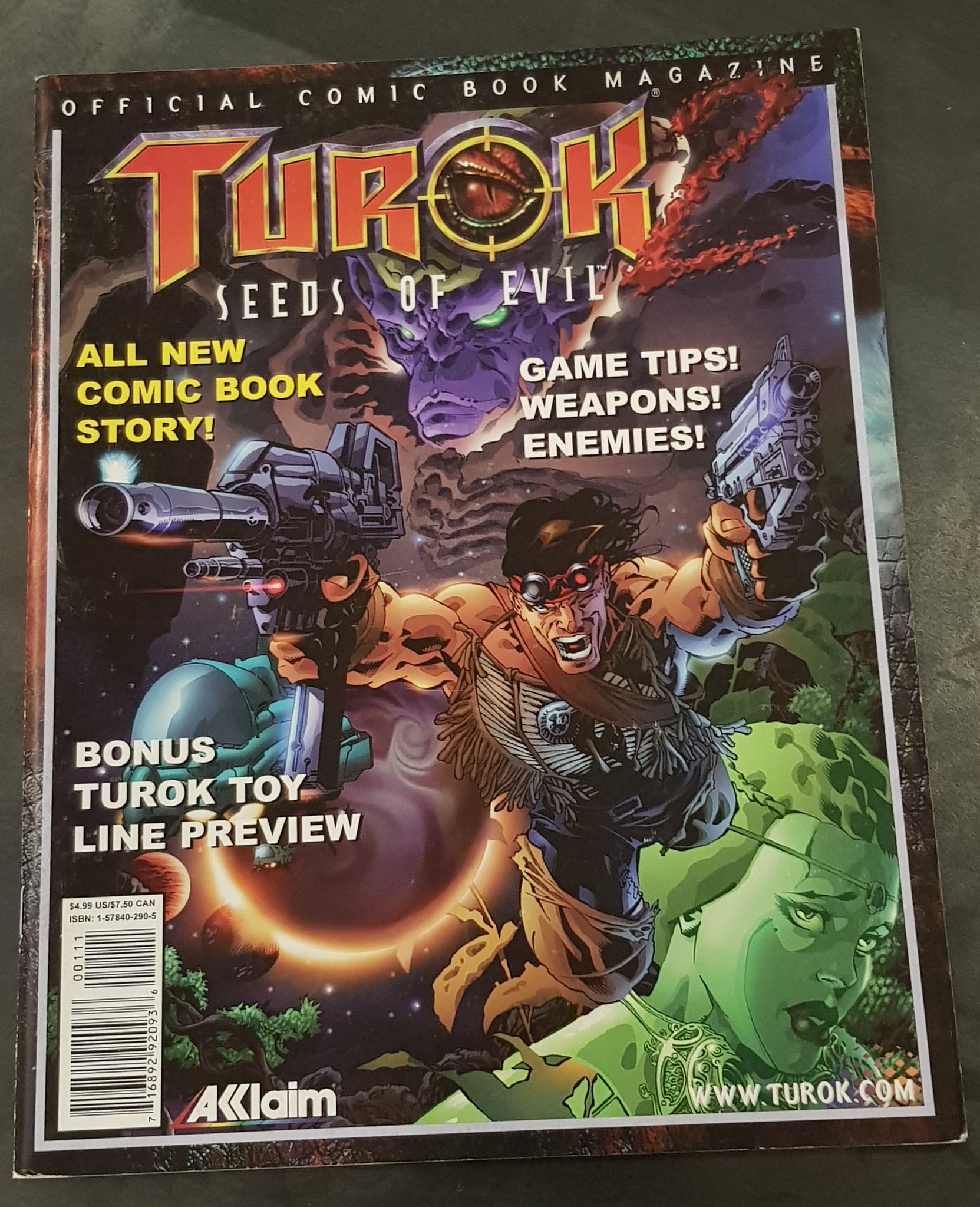 Turok 2 Official Comic Book Magazine #1 VF/NM