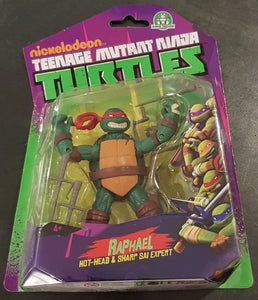 Teenage Mutant Ninja Turtles Raphael Hot-Head and Sharp Sai Expert Action Figure