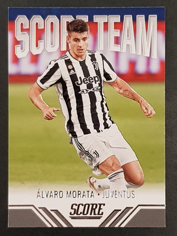 2021-22 Panini Score FIFA Score Team Alvaro Morata #3 Trading Card