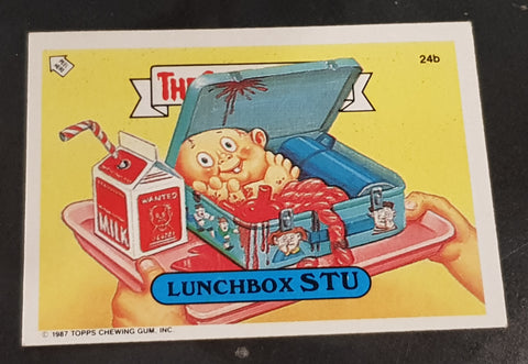 Garbage Gang '91 UK Series 1 #24b - Lunchbox Stu Sticker