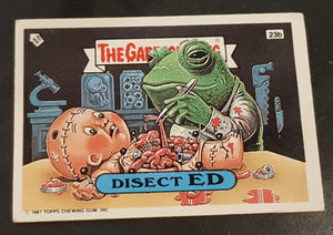 Garbage Gang '91 UK Series 1 #23b - Disect Ed Sticker