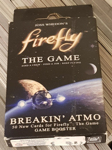 Firefly the Game - Breakin' Atmo (50) Card Game Booster