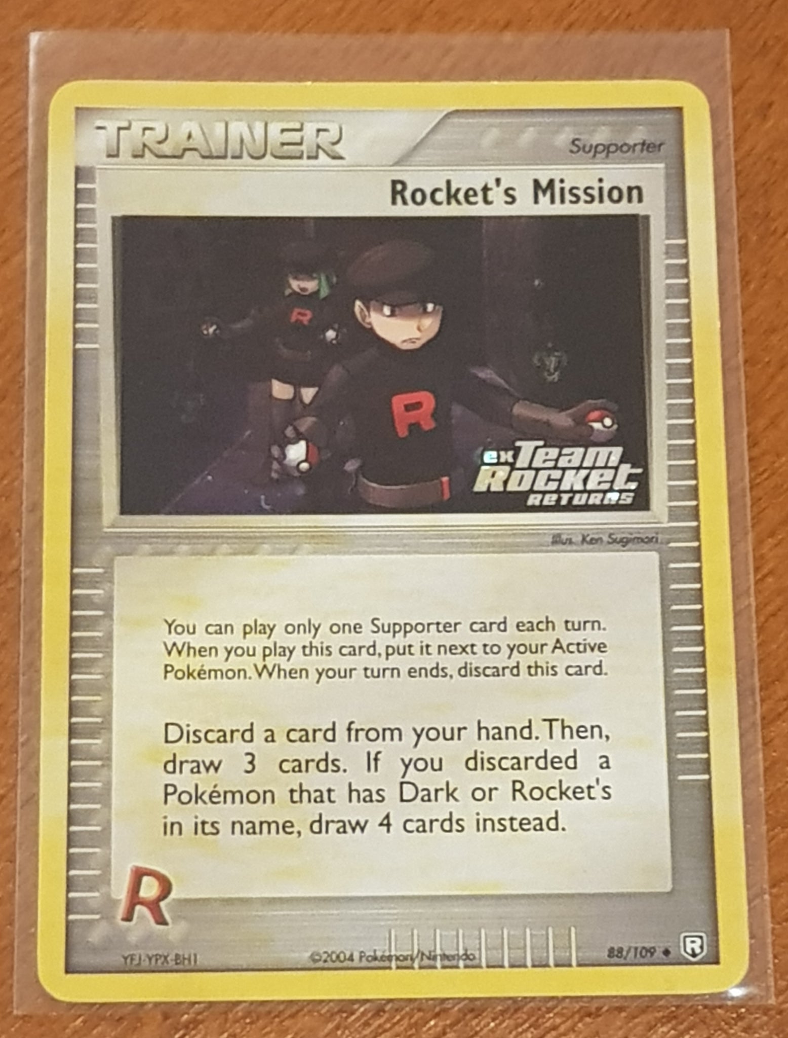 Pokemon Team Rocket Returns Rocket's Mission #88/109 Holo Trading Card