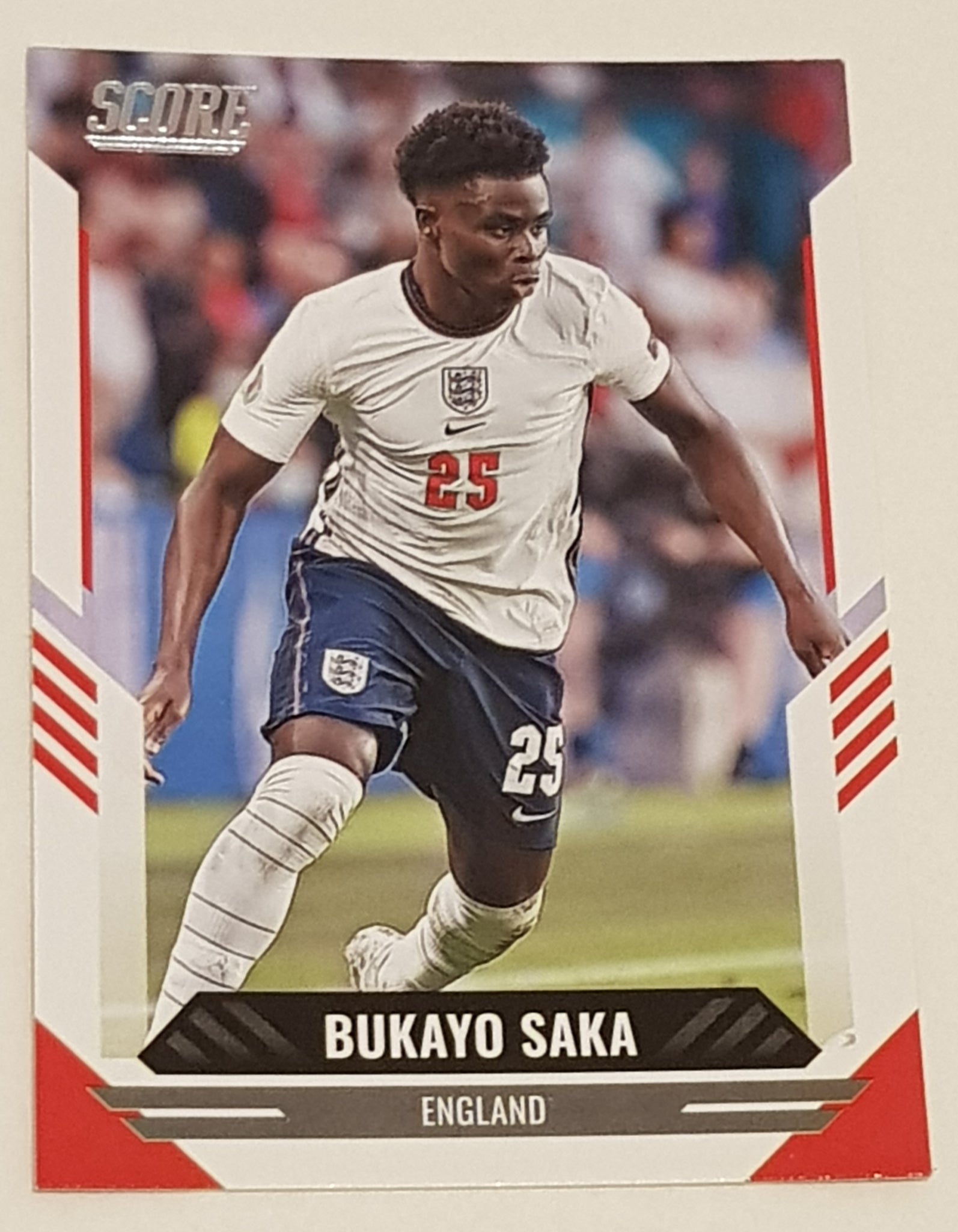 2021-22 Panini Score FIFA Bukayo Saka #76 Trading Card