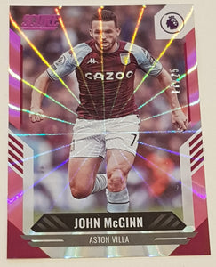 2021-22 Panini Score Premier League John McGinn #126 Pink Laser Parallel /25 Trading Card