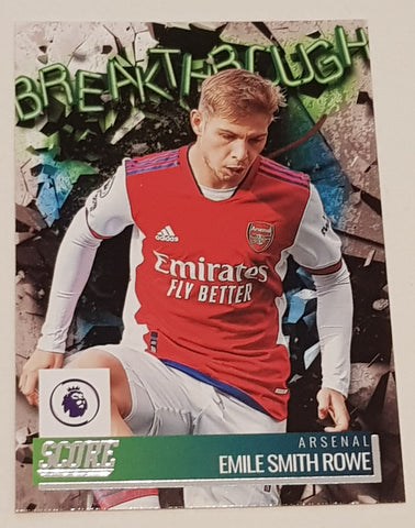 2021-22 Panini Score Premier League Breakthrough Emile Smith Rowe #23 Trading Card
