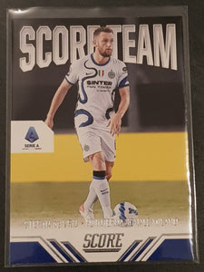 2021-22 Panini Score Serie A Score Team Stefan de Vrij #20 Trading Card