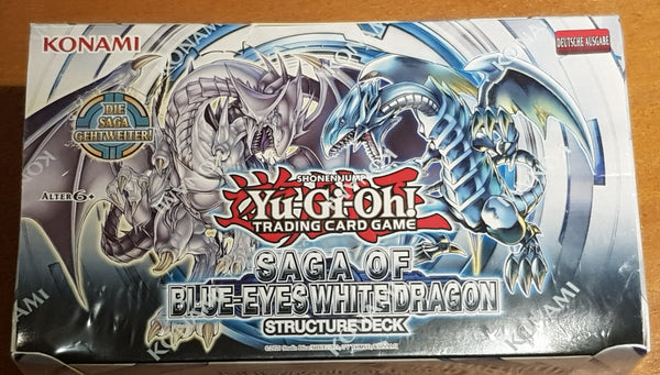 Yu-Gi-Oh! Saga of Blue-Eyes White Dragon Structure Deck Display Box (Deutsche Ausgabe)