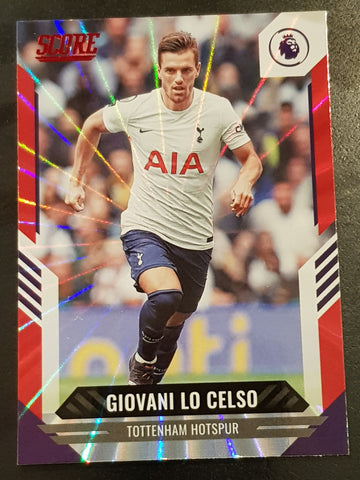2021-22 Panini Score Premier League Giovani Lo Celso #166 Red Laser Parallel Trading Card