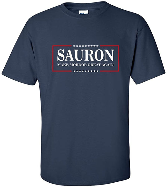 Sauron Make Mordor Great Again! T-Shirt XL Navy Blue