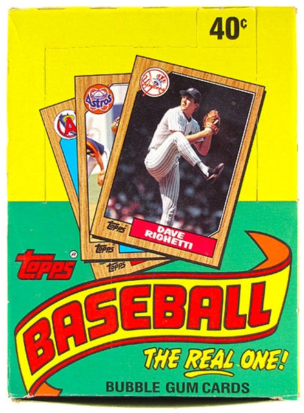 1987 Topps Baseball Sealed Wax Case (20ct)