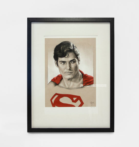 Superman Portrait - Ruiz Burgos Limited Edition Giclee Print