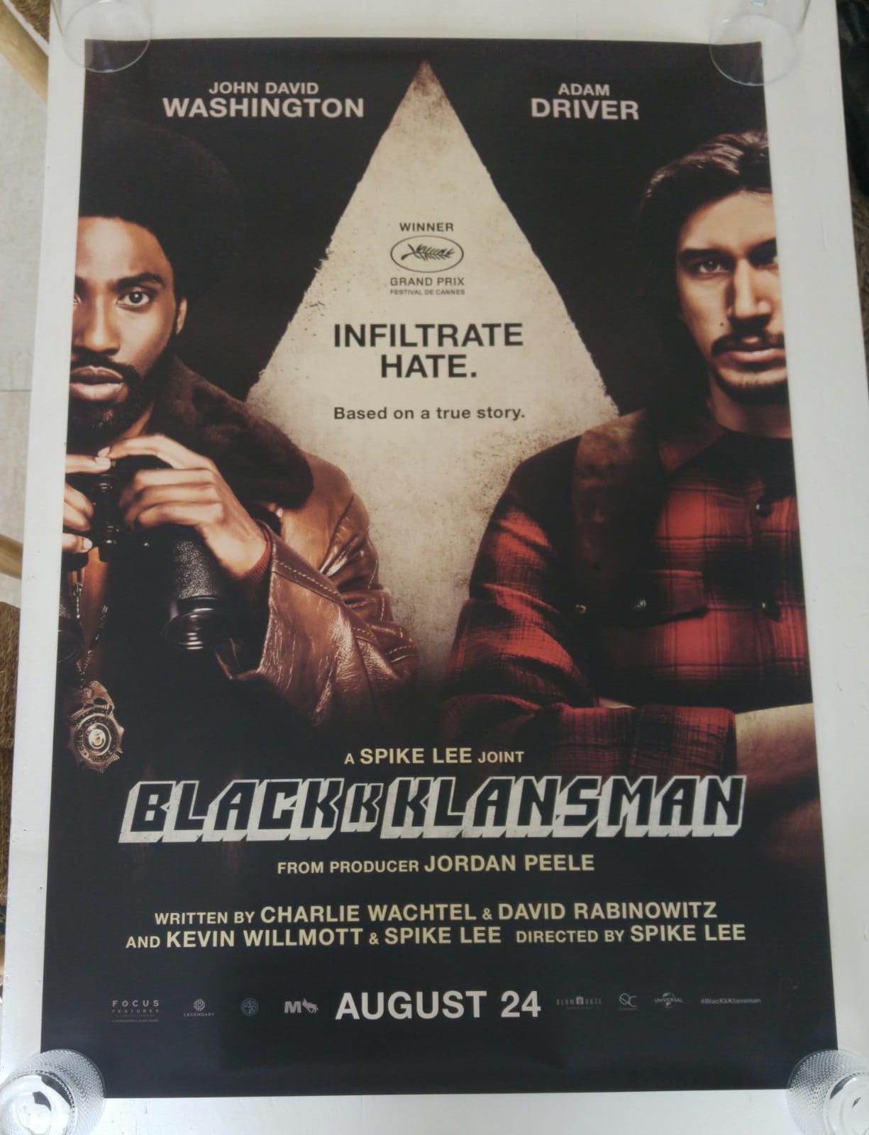 BlacKKKlansman Original 27x39" 1-Sheet Movie Poster (2018)