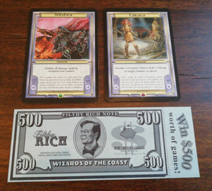 Magic the Gathering - Vanguard Mishra + Takara Oversized Trading Card Lot NM/MT