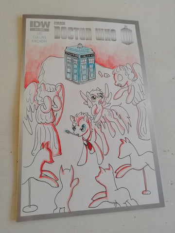 Doctor Who #15 Original Art Cover by Coco Ouwerkerk