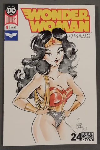 Wonder Woman #1 Original Art Cover by Elysa Castro
