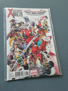 Uncanny X-Men Vol.3 #1 VF/NM Deadpool 50 State Birds Variant
