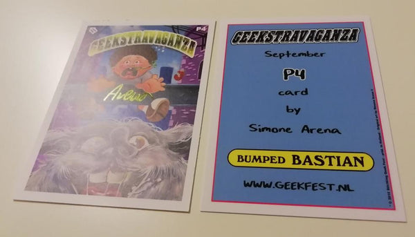 Geekstravaganza Bumped Bastian #P4 Simone Arena Signed Promo Card