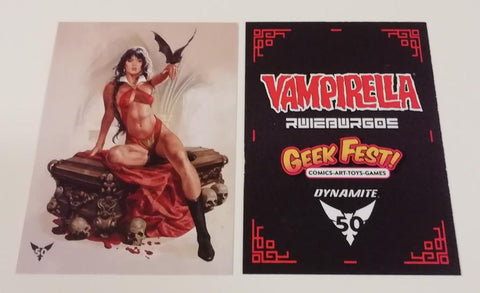 2019 Geek Fest - Ruiz Burgos "Vampirella 50" Exclusive Promo Card