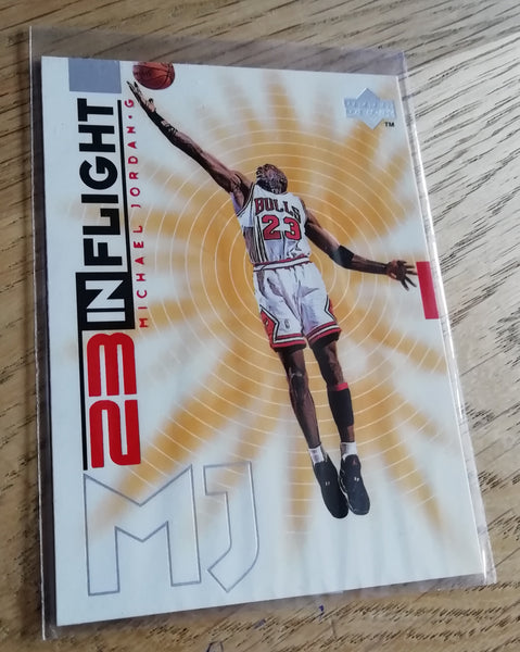 1997-98 Upper Deck 23 In Flight Michael Jordan #IF2 Trading Card NM