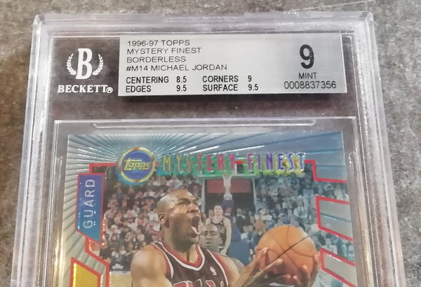 1996-97 Topps Mystery Finest Michael Jordan #M14 (Borderless) Trading Card