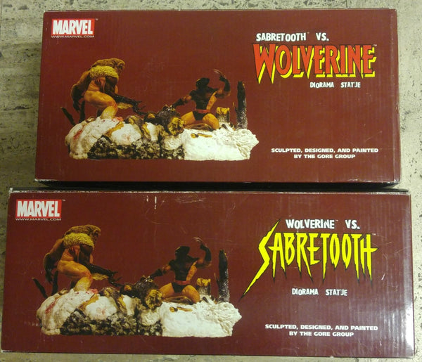 Wolverine vs Sabretooth Limited Edition Diorama Statue