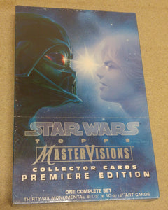 Star Wars Topps MasterVisions Premiere Exition Collector Card Set