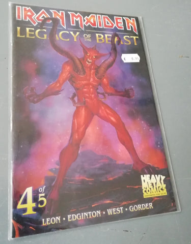 Iron Maiden - Legacy of the Beast #4 NM- (cover B)