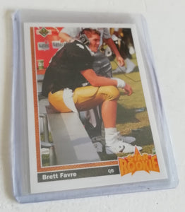 1991 Upper Deck Brett Favre #13 Rookie Trading Card