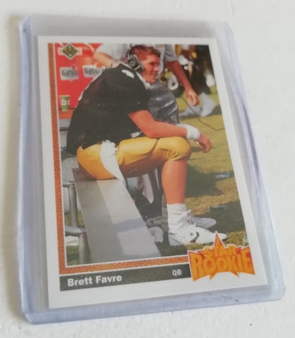 1991 Upper Deck Brett Favre #13 Rookie Trading Card