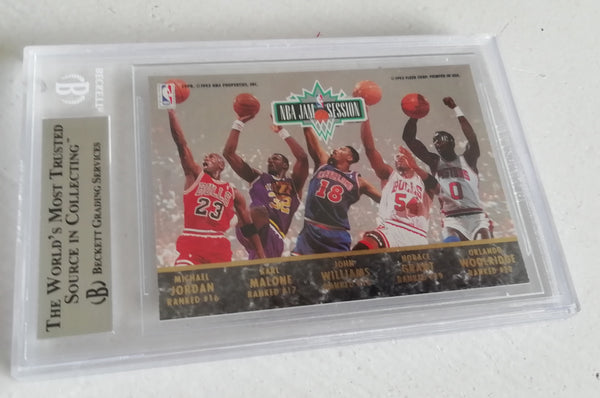 1992-93 Fleer Ultra NBA Jam Session Exchange BGS 9 Trading Card