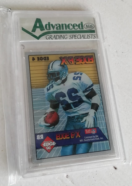 1994 Collector's Edge F/X #4 Emmitt Smith AGS 9 Trading Card