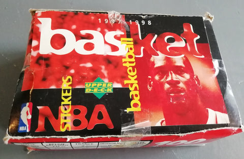 1997-98 Upper Deck Michael Jordan Stickers Display Box