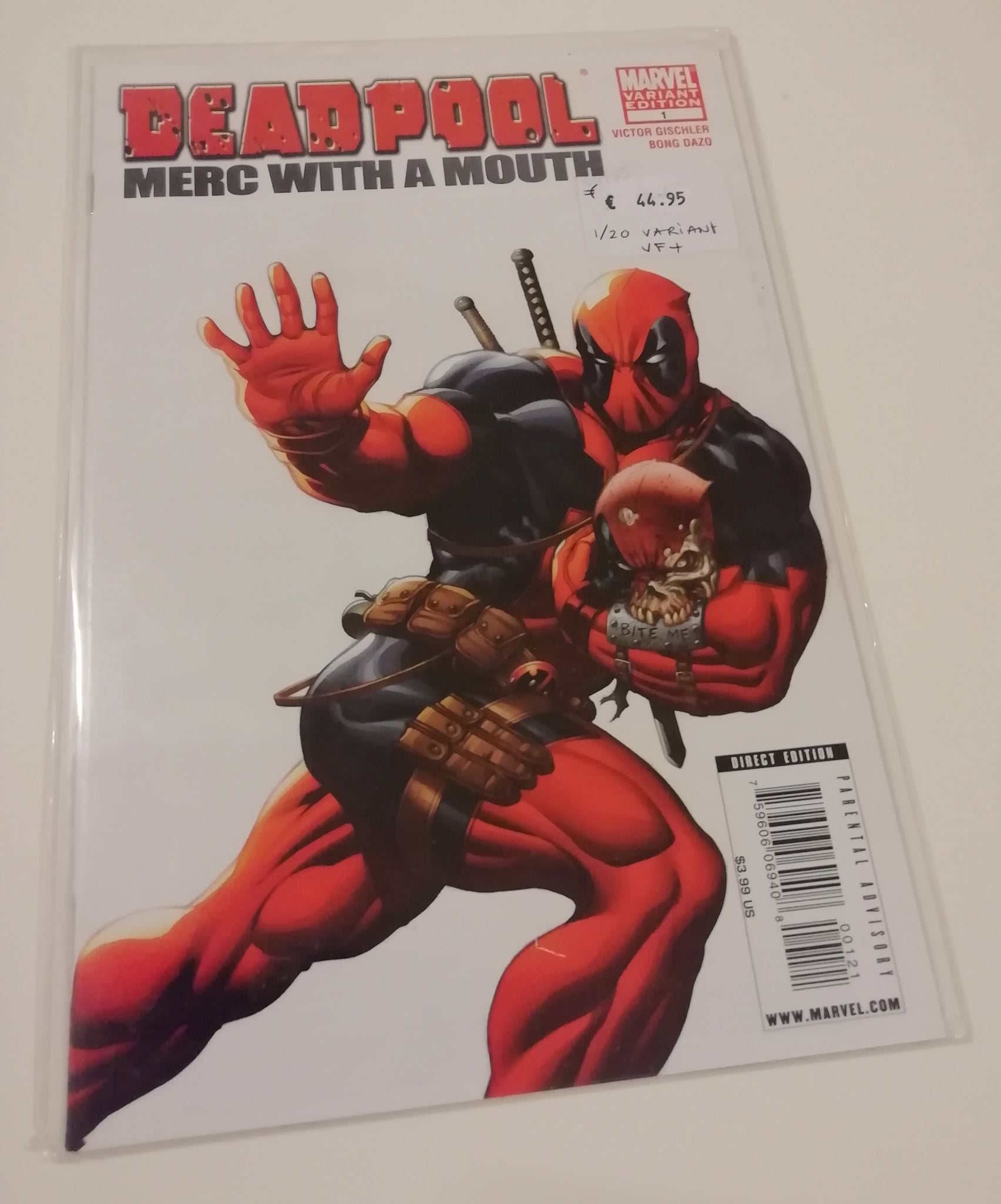 Deadpool Merc with a Mouth #1 VF+ Rob Liefeld Variant