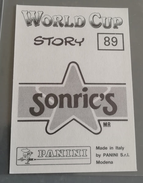 Panini World Cup Story Sonric's #89 Johan Cruyff Sticker