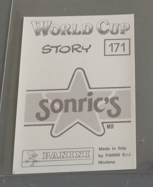Panini World Cup Story Sonric's #171 Maradona Sticker