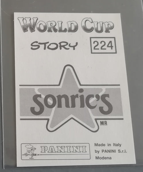 Panini World Cup Story Sonric's #224 Maradona Sticker