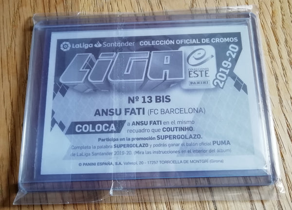 2019-20 La Liga Santander Ansu Fati Rookie Sticker